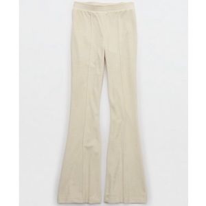 Aerie ribbed flare pants large short